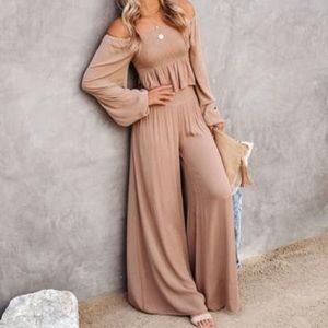 Brown Peggy Smocked Set